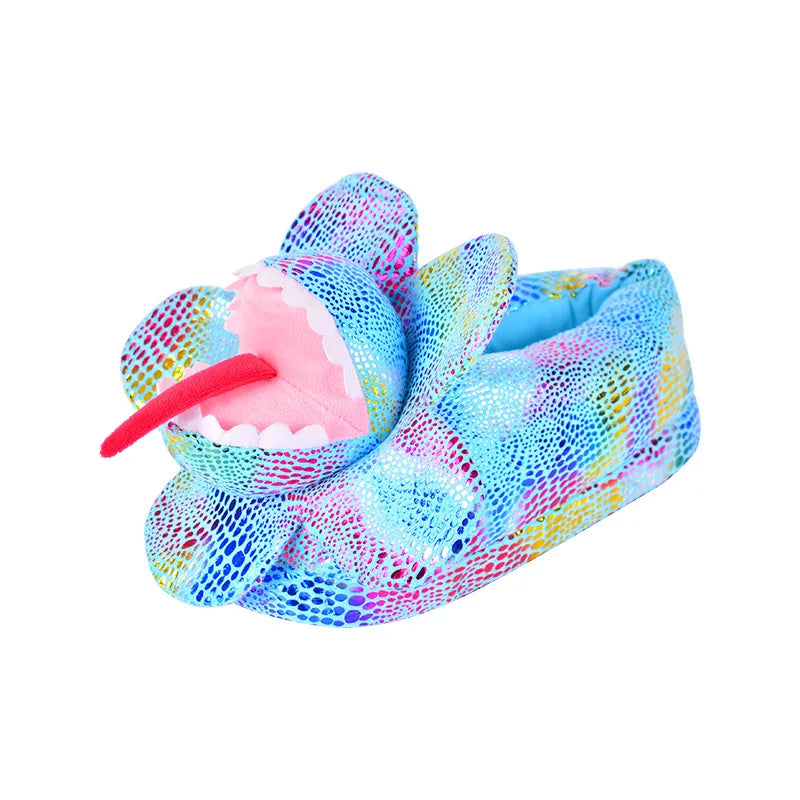 Parent-child Dinosaur Animal Shoes Creative Funny Slip On Home Slides for Dad Mom Children Gift Slippers - FREE SHIPPING