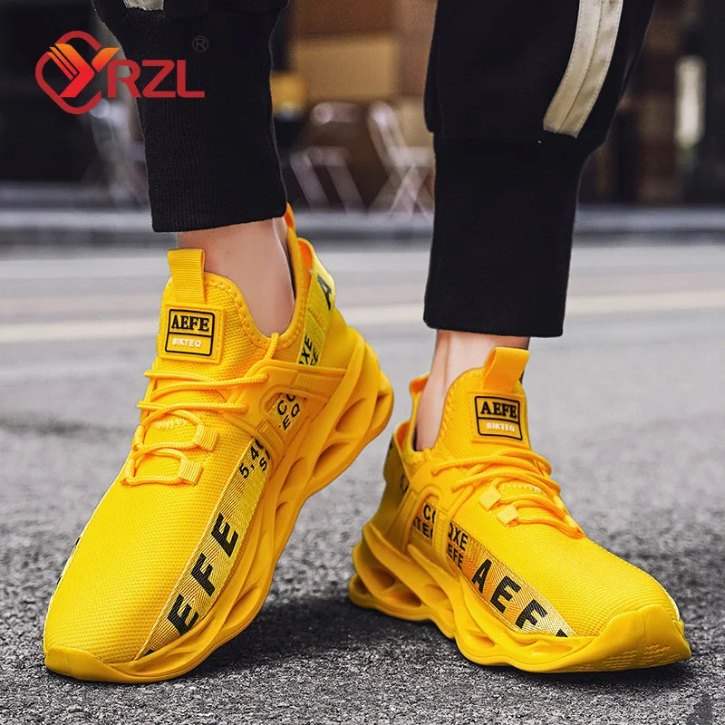 NEW 2025  Mens Sneakers Lightweight Comfortable Mesh Breathable Sneakers Men Green Casual Shoes Thick Sole Running Shoes for Men