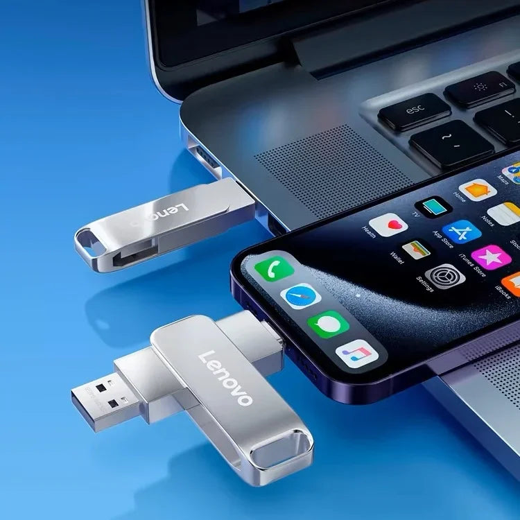 Lenovo 64TB USB Memories Type-c 2-In-1 USB 3.0 Flash Drive 8TB 16TB OTG Pendrive 128GB High Speed Flash Disk 256GB For Computer WHEN YOU ORDER ONE WE WILL OFFER YOU A FREE GIFT WHICH A FREE LAPTOP STAND