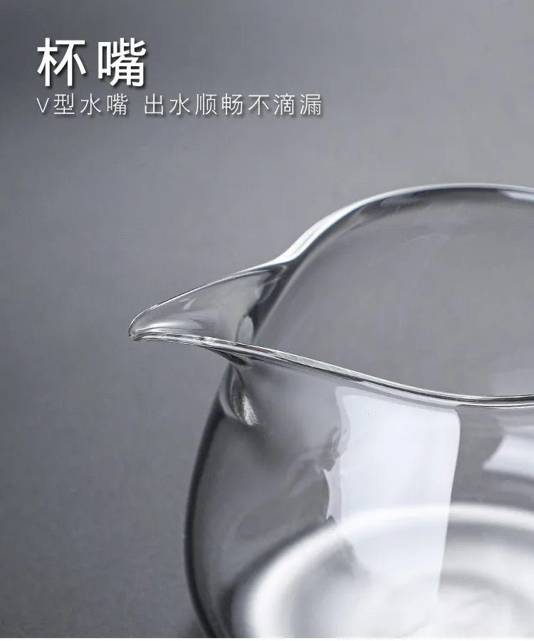 Glass Magnetic Tea Set Lazy Person  Making Tool Automatic   Pot