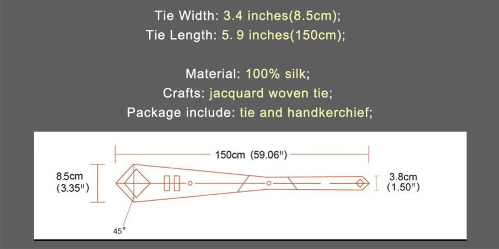 Dark Green Silk Solid Men Ties With Pocket Square Cufflinks Set Elegant Woven High Quality Suit Necktie Wedding