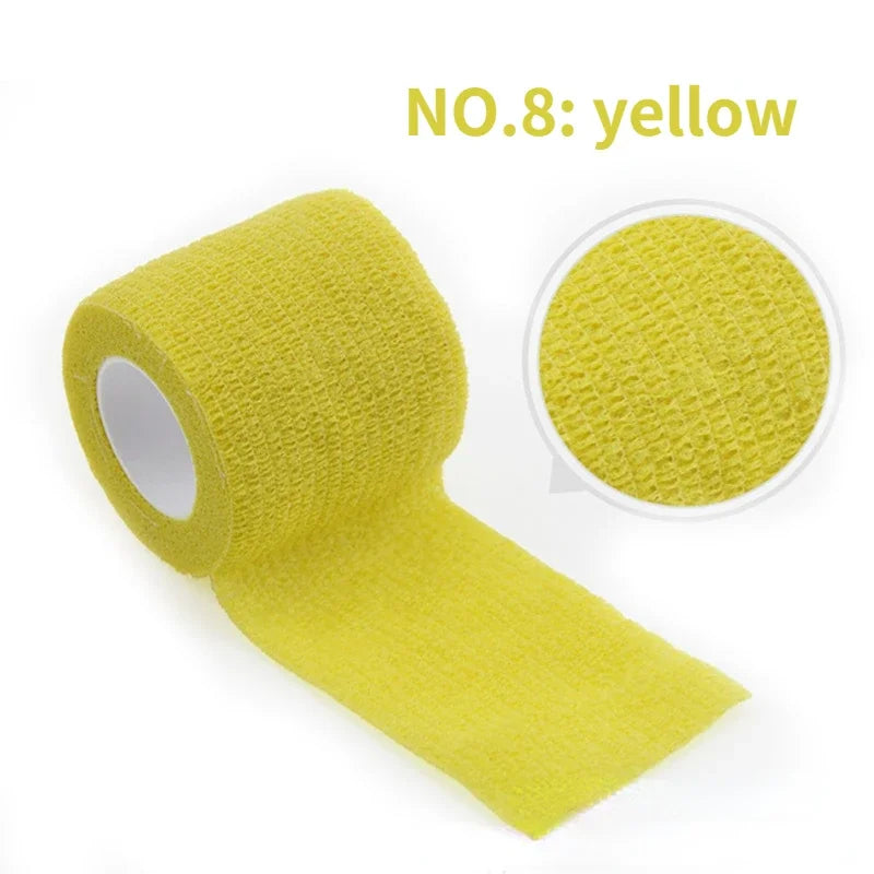 Elastic Bandage Sports Elastoplast Self Adhesive Tape Protect Wrist Palm Finger Arm Shoulder Knee Ankle Pets Leg Safety