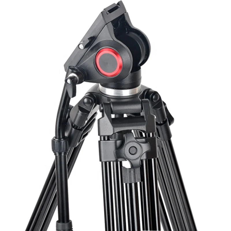 professional camera tripod stand for phone 1.8M aluminum heavy duty floor standing photography with 1/4 & 3/8 screws