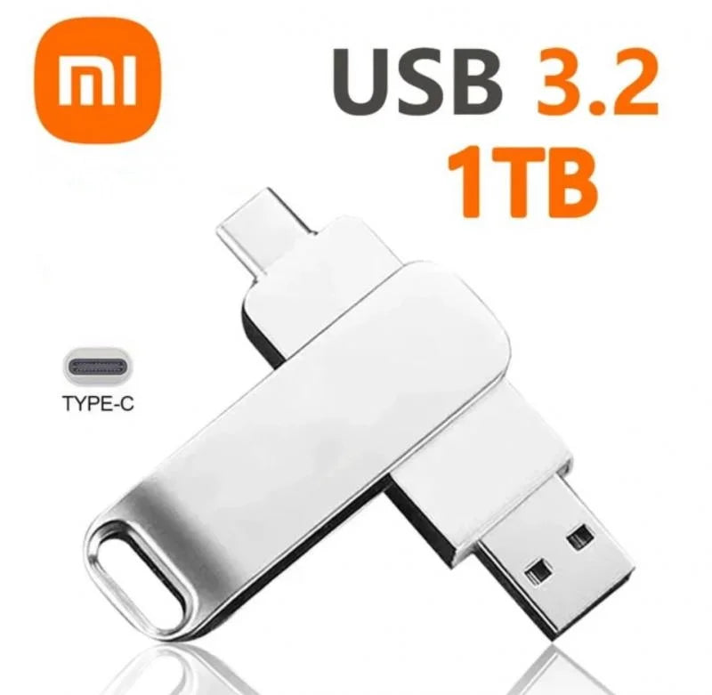 Xiaomi 16TB Flash Drive Usb 3.2 Super High Speed Metal Transfer U Disk Pen Drive Waterproof Type C Disk SSD USB Drive Disk WHEN YOU BUY ONE WE WILL OFFER YOU A FREE LAPTOP STAND GIFT ORDER NOW BEFORE THIS PROMOTION END