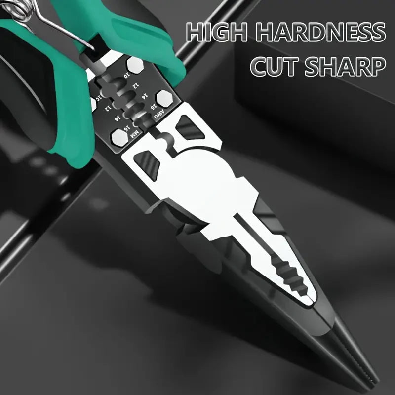 Multifunctional Heavy Duty Alloy Wire Cutters Diagonal Needle Nose Pliers Hardware Tools Universal Electrician Wire Pliers Set