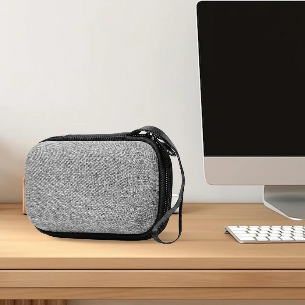Wireless Charger Stand Carrying Box with Mesh Pocket for USB Cable Storage Holder Bag for Anker MagGo 3-in-1 Charging Station