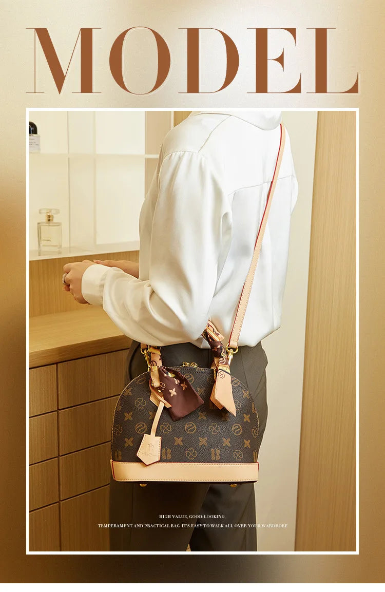 New collections BANI'S CHARM Women's Bag Classic and Fashionable Shell Bag 2024-2025 New Designer High end Skew Straddle Women's Handbag FREE SHIPPING