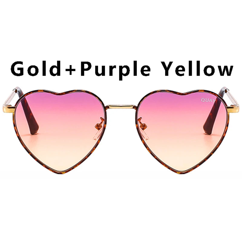 2024 Heartbreaker Sunglasses Women Quay Brand Designer Fashion Sexy  Sun Glasses for Women Retro Sweet Ladies Eyewear Female UV400