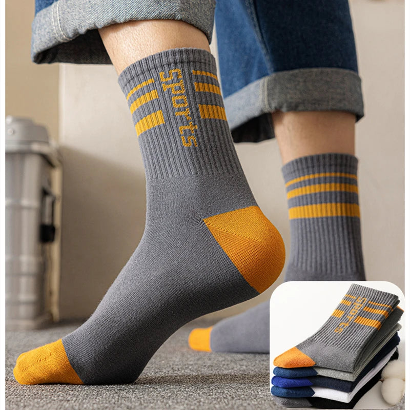 Big Big Sale NOW in AMAZONY EPIC 10 Pairs Breathable Cotton Sports Stockings Men Bamboo Fiber Autumn and Winter Men Socks Sweat Absorption Deodorant Business Sox