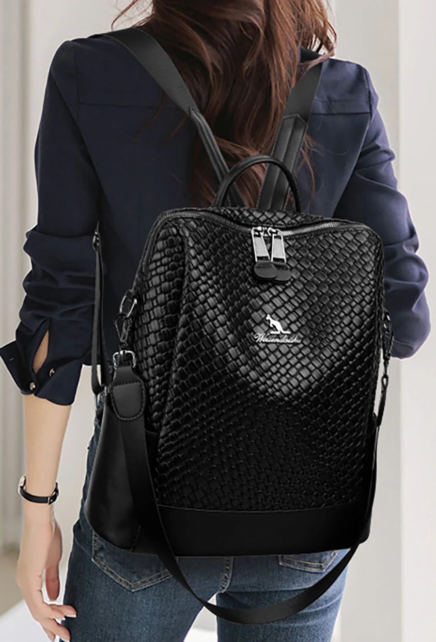 Brand New Collection 2024-2025 Luxury Women's Designer Brand Backpack With Large Capacity And Multifunctional Travel Backpack High Quality Leather Girl Mochila FREE SHIPPING
