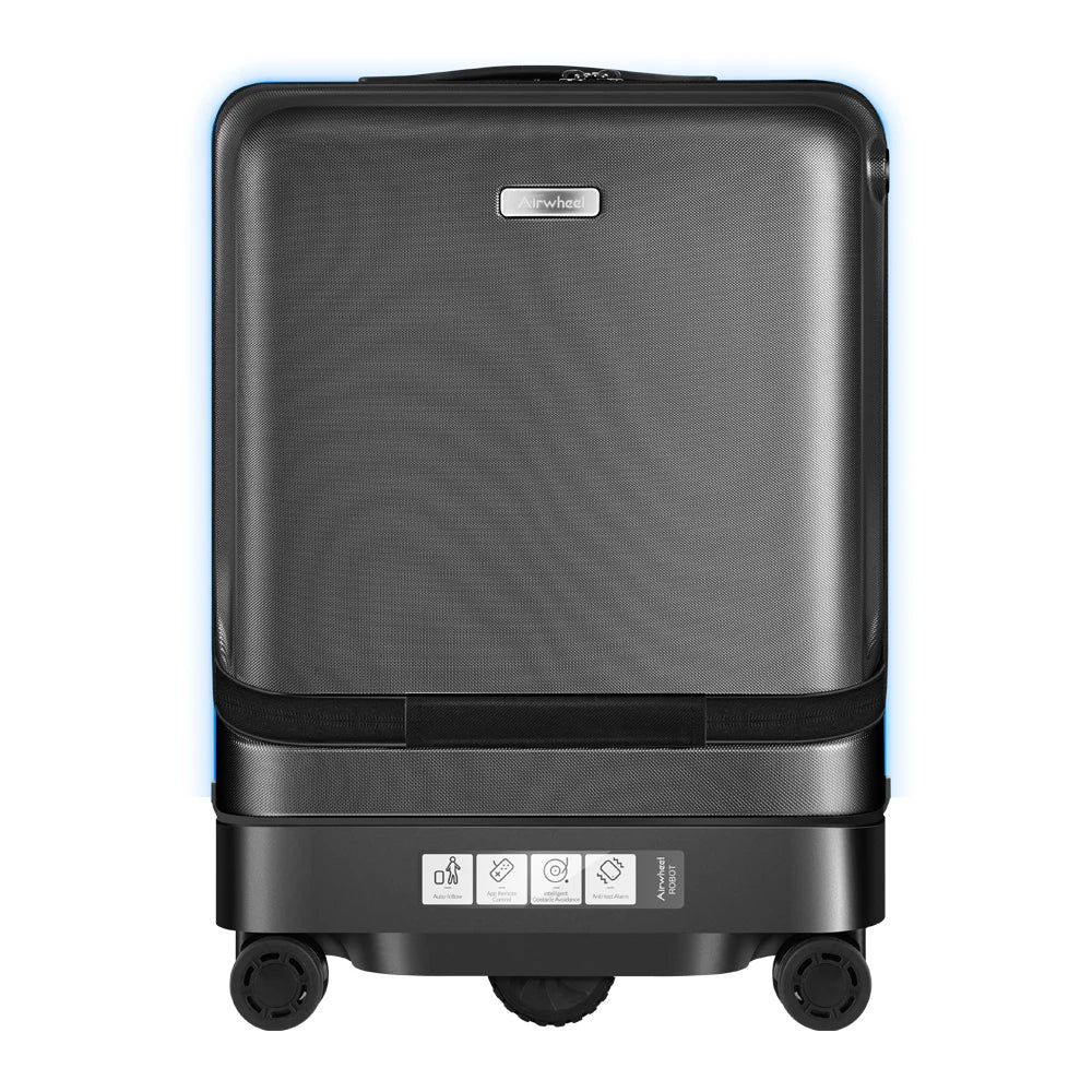Airwheel Smart Following Suitcase SR5 20 Inch Smart Auto Follow Luggage Aluminum Carry On Smart Suitcase Travel Bags Trolley