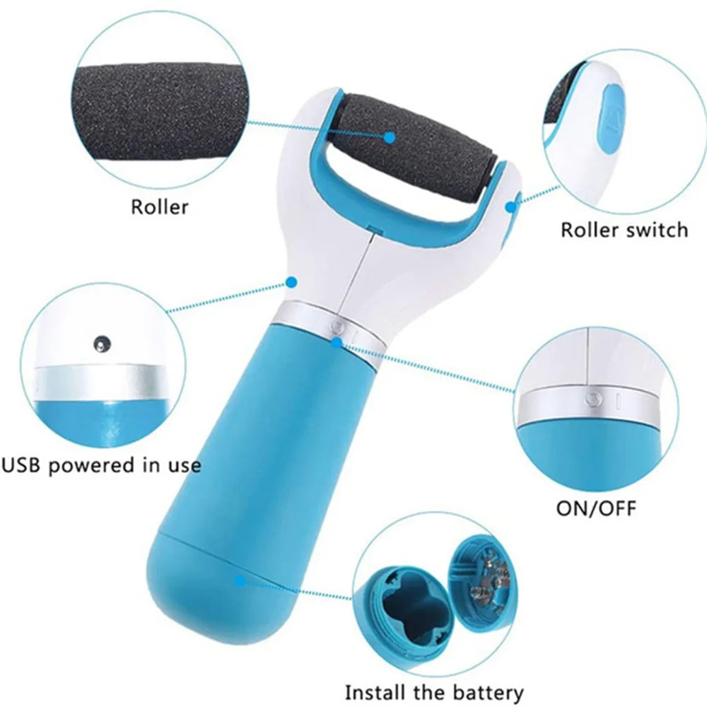Electric Foot File Dead Skin Heel Callus Remover Esfoliante Foot Peel Feet Care Foot Grinding Machine Pedicure Tools Profession