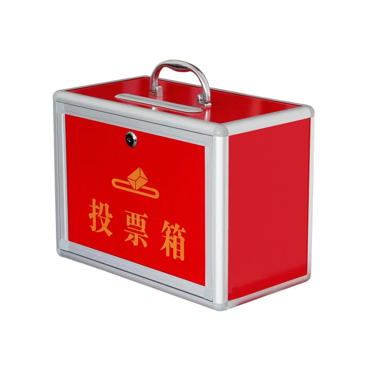 Ballot Box with Metal Portable Locking Suggestion Box for Fundraising