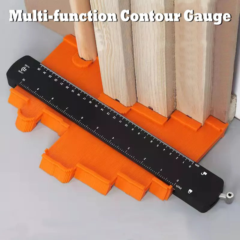 TINTINOS Shape Gauge Duplicator Profile Duplication Gauge Contour Template Plastic Contour Copy Duplicator Measuring Tool Contour Gauge