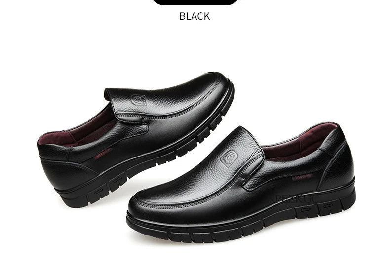 Handmade Men Shoes Genuine Leather Casual Shoes For Men Flat Platform Walking Shoes Outdoor Footwear Loafers Breathable Sneakers