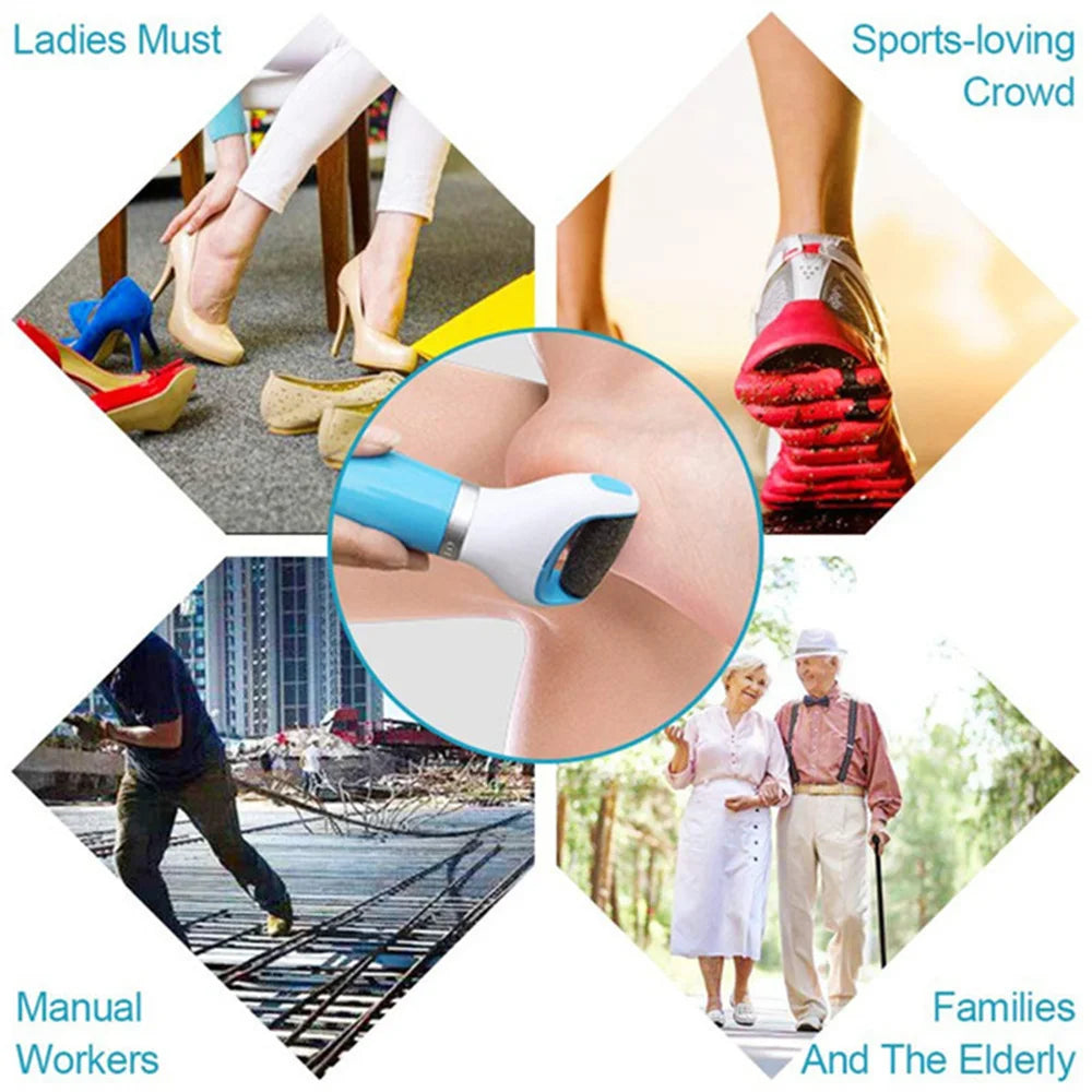 Electric Foot File Dead Skin Heel Callus Remover Esfoliante Foot Peel Feet Care Foot Grinding Machine Pedicure Tools Profession