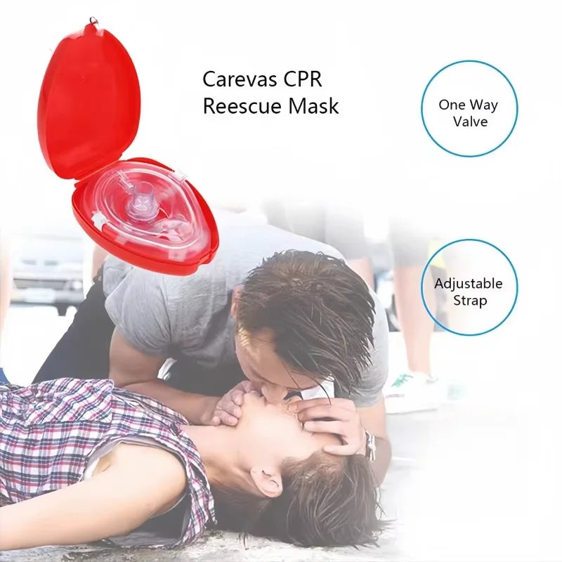 1pcs Medical CPR Rescue Mask Adult Child Pocket Resuscitator Outdoor First Aid Cardiac Rescue Mask Survival Equipment