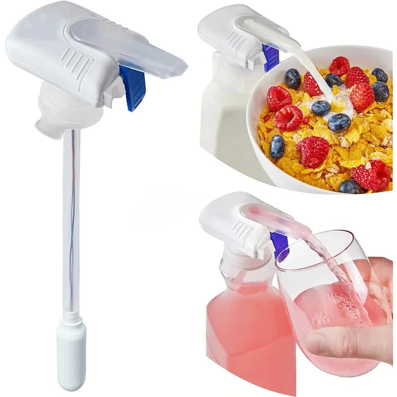 Automatic Drink Dispenser Electric Magic Tap Milk Juice Beer Water Anti-overflow Dispenser Portable Press Beverage Dispenser