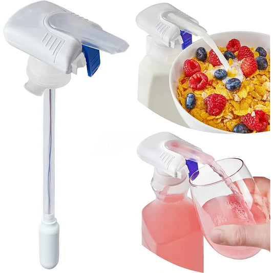 Automatic Drink Dispenser Electric Magic Tap Milk Juice Beer Water Anti-overflow Dispenser Portable Press Beverage Dispenser