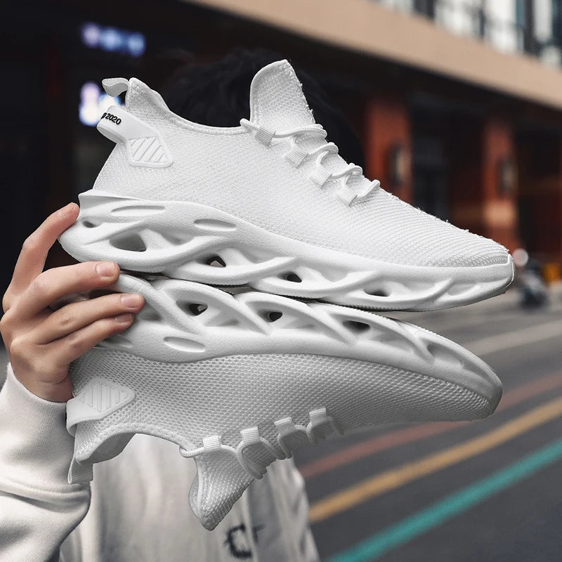 MAEDEF Casual Shoes Men Sneakers Running Shoes Non-slip Mesh Breathable Summer Outdoor Sports Shoe Anti Slip Walking Male Shoes