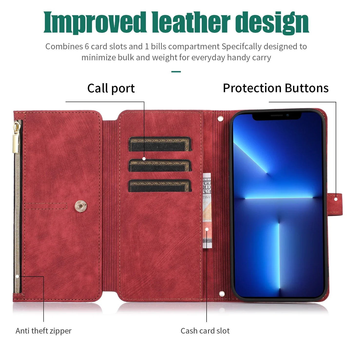 Crossbody Lanyard Card Slot Wallet Flip Case for iPhone 15 14 13 12 11 Pro Max Mini X XS 8 7 Plus SE 2020 2022 PU Leather Cover