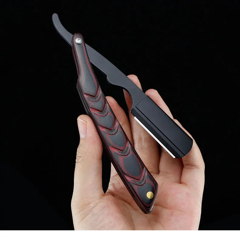 Men‘s’ Professional Barber Razor Manual Shaver Straight Edge Stainless Steel Shaver Folding Shaving Shave With Blade