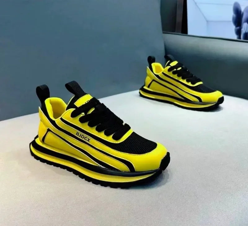New Men's Sneakers 2026 Mesh Breathable Sport Running Shoes Luxury Brand Casual Shoes for Men Tennis Training Shoes