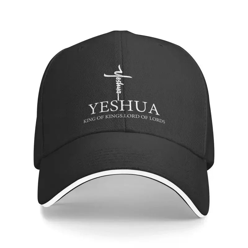 Custom Yeshua Jesus-Christ Baseball Cap Sun Protection Women and Men's Adjustable Holiness Faith Hat Autumn