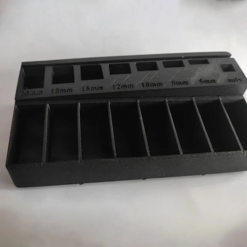 M3 Bolt Sorter, Bolt/Screw Length Sorter Tray With 7 Measuring Slots, 3D Printed M3 Screw Sort Tray For Precision Organization