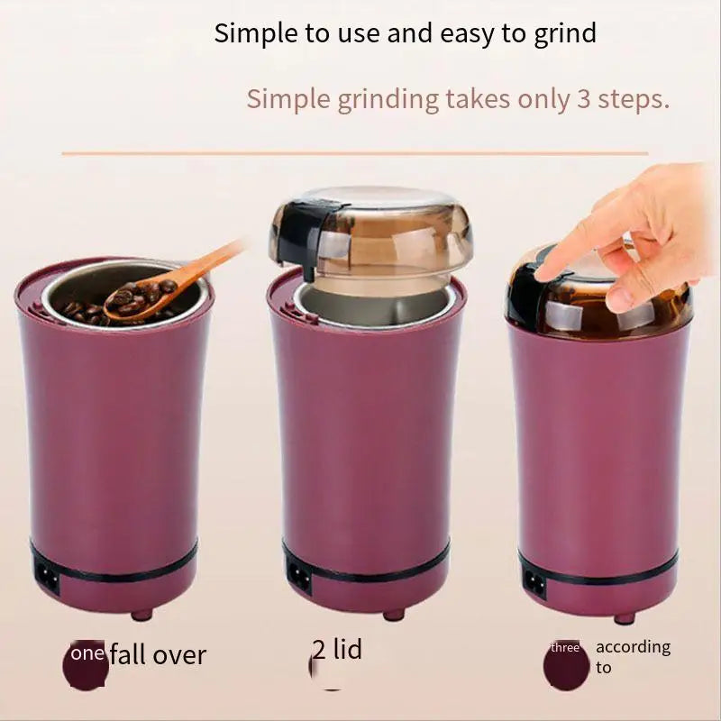 Mini Portable Electric Grinder Food Bean Research Seasoning Multifunctional Coffee Bean Grinding Home Grinder Kitchen Tools