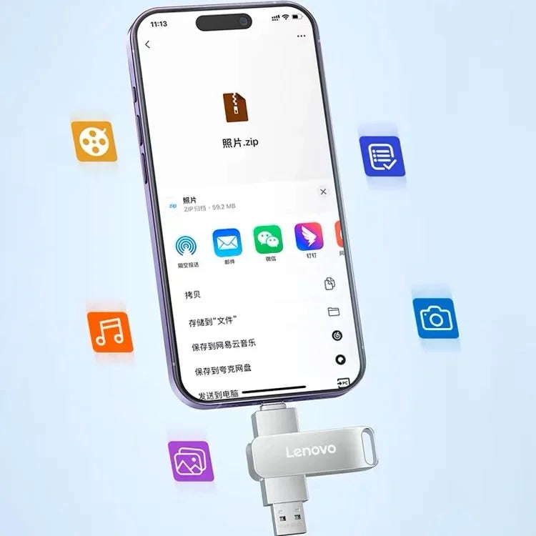 Lenovo 64TB USB Memories Type-c 2-In-1 USB 3.0 Flash Drive 8TB 16TB OTG Pendrive 128GB High Speed Flash Disk 256GB For Computer WHEN YOU ORDER ONE WE WILL OFFER YOU A FREE GIFT WHICH A FREE LAPTOP STAND