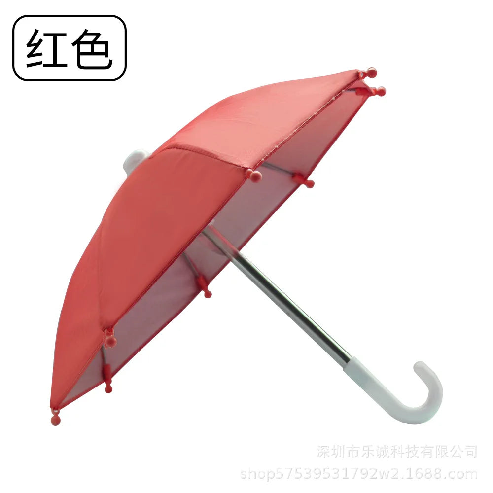 Mini Sunshade Umbrella Cute Craft Firm And Sturdy 1pc Motorcycle Phone Holder 43 G Motorcycle Decoration Ultraviolet Rays Block