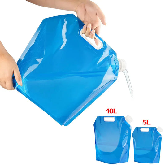 5L/10L Portable Drinking Water Storage Bag Foldable Container Storage Bag Suitable for Outdoor Travel Sports Water Storage Bag