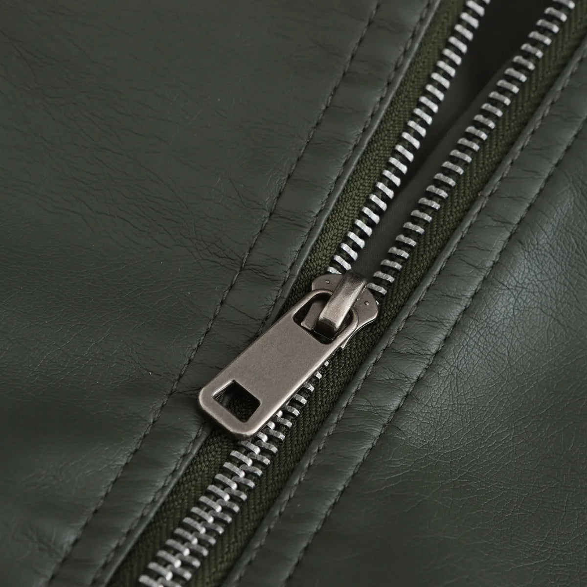 Faux Leather Jackets for Women 2024 Autumn Moto Biker Zipper Jacket Spring Motorcycle Coat Army Green Brown Red Jaqueta Feminina