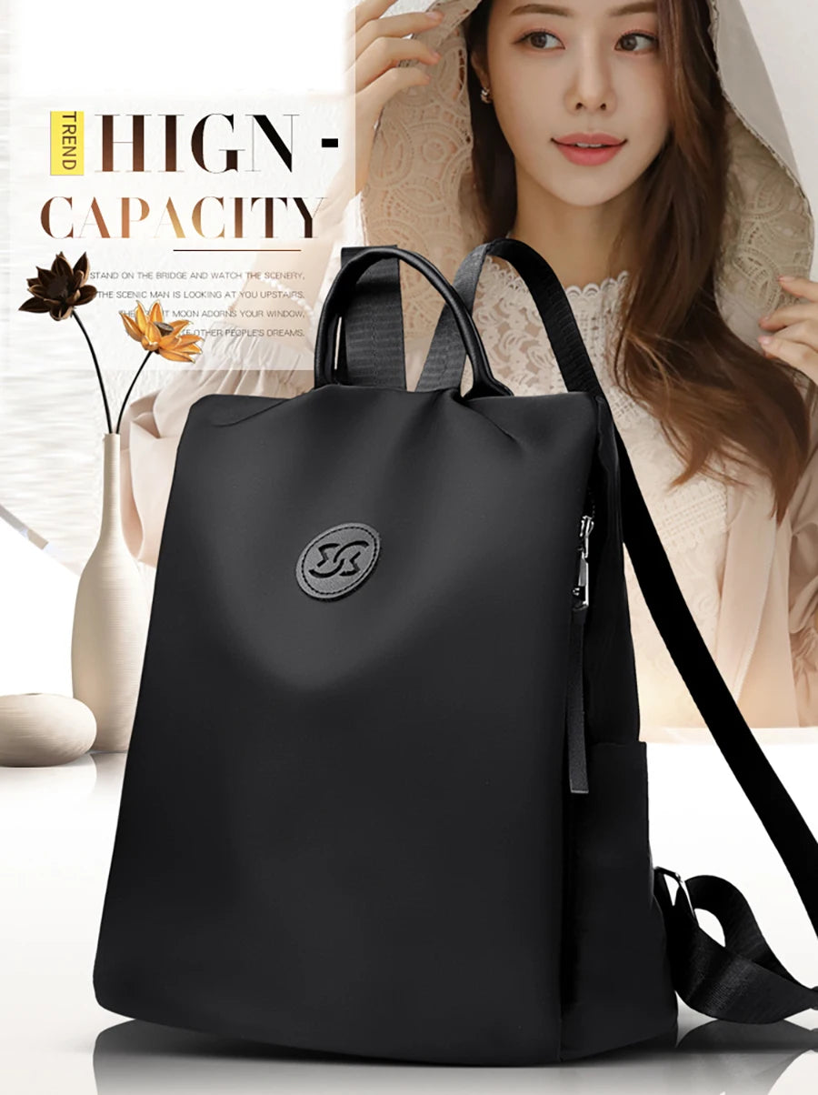 Our Brand New collection 2024-2025 Solid Anti Theft Backpacks High Quality Nylon Fashion SchoolBag Luxury Designer Brand Women's Backpacks Ladies Travel Knapsack - FREE SHIPPING