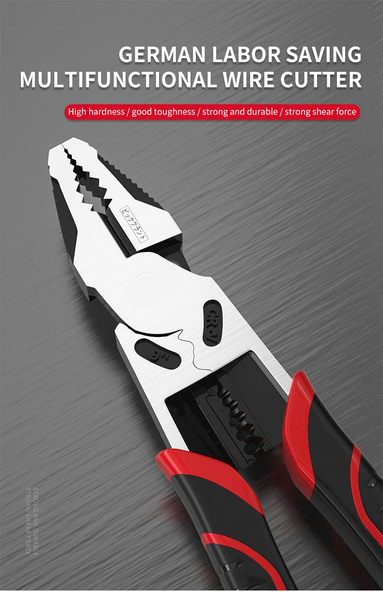 Multifunction Pliers Set Needle Diagonal Pliers Stripper Wire Cutters Wire Pliers Nose Pliers Electrician Repair Tools