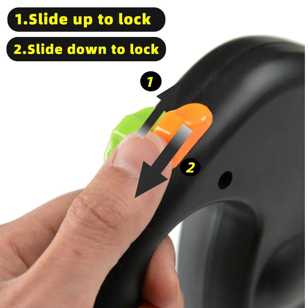 3in1 Double Head Dog Leash Flashlight Poop Bag Dispenser Dual Reflective Pet Cat Leash Automatic Extendable Puppy Traction Rope