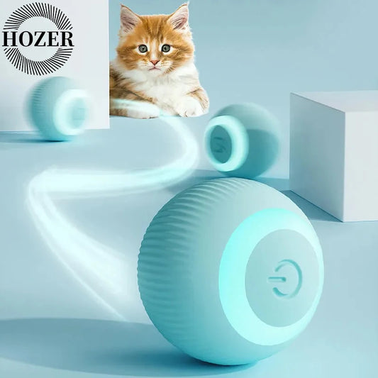 Cat Interactive Ball Smart Cat Toys Indoor Automatic Rolling  Ball Electronic Interactive Cat Toy Cat Game Accessories