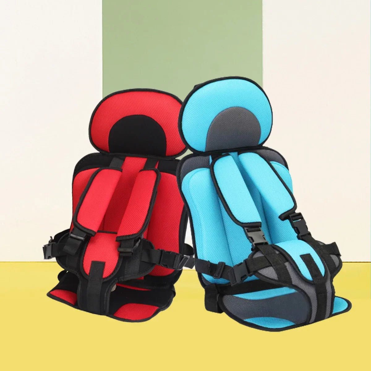 Portable Shopping Cart Mat Kids Safe Chair Mat Children's Chairs Updated Version Thickening Sponge Baby Stroller Cushion Accesso
