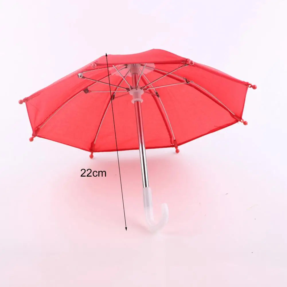 Mini Umbrellas Doll's Toys Girls Doll Rain Umbrella Play Toy Photography Prop Cute Open Close Dollhouse Umbrella Figurines