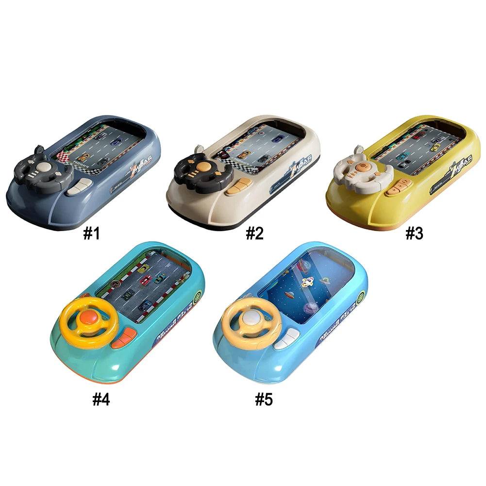 Driving Simulator with Music and Vehicle Sound Effects Interactive Simulation Racing Toy Driving Games for Boys Girls Gifts