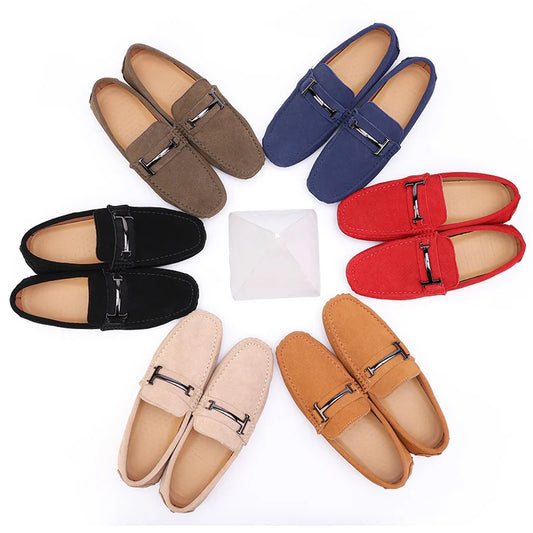 TINTINOS Fashion Genuine Leather Mens Women Luxury Designer Driving Loafers Moccasins Boats Classic for Men Peas Casual Shoes Footwear