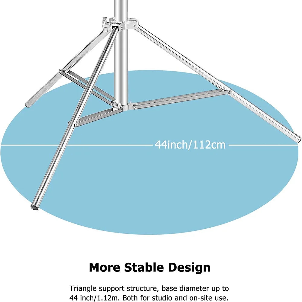Selens Adjustable 210/280/400 cm Stainless Steel Light StandTripod Stand for photo studio kits Photography Accessories Tripod