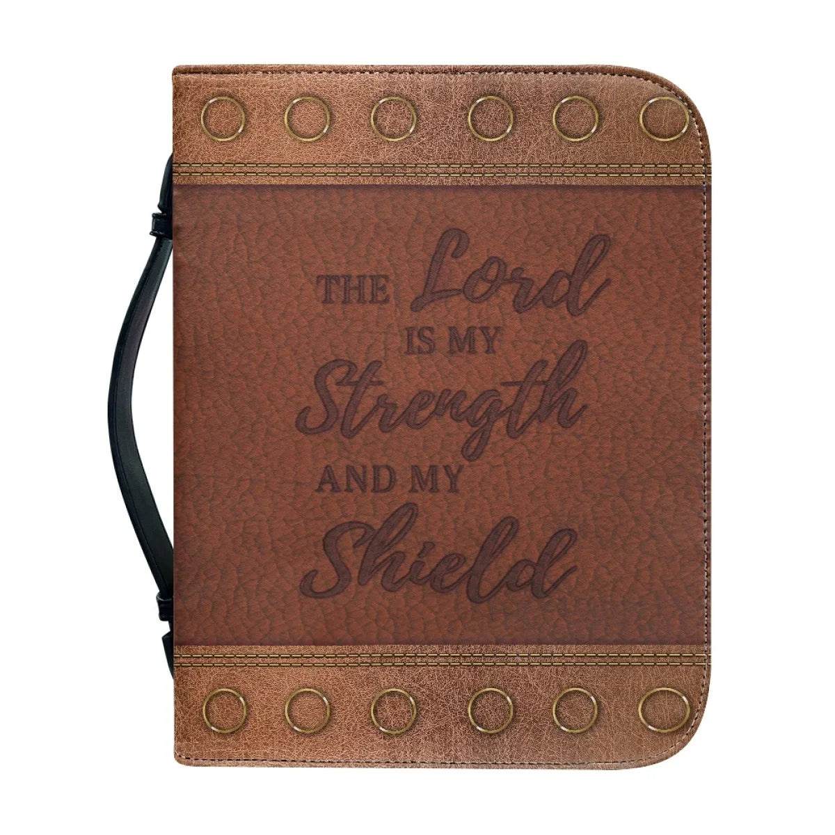 Women's Handbags Portable Bible Storage Bags Fashion New Leather Bible Verse Printing Zippered Handle Church Bible Bag Custom