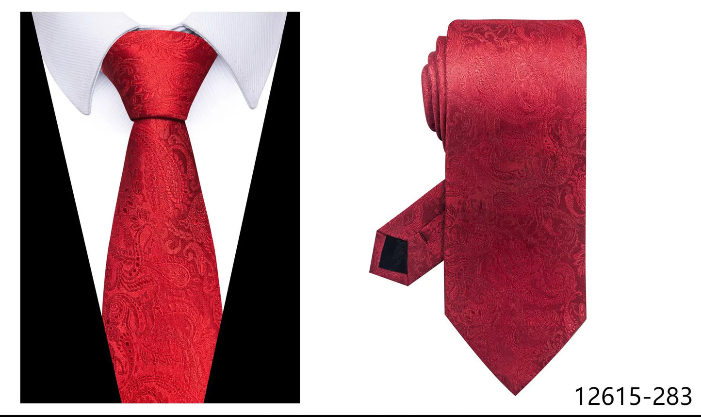 100% Silk Brand Tie Men High Grade Hot sale Woven Silk Gravatas Beige Suit Accessories Men Polka dot  Easter Day Necktie Cravate