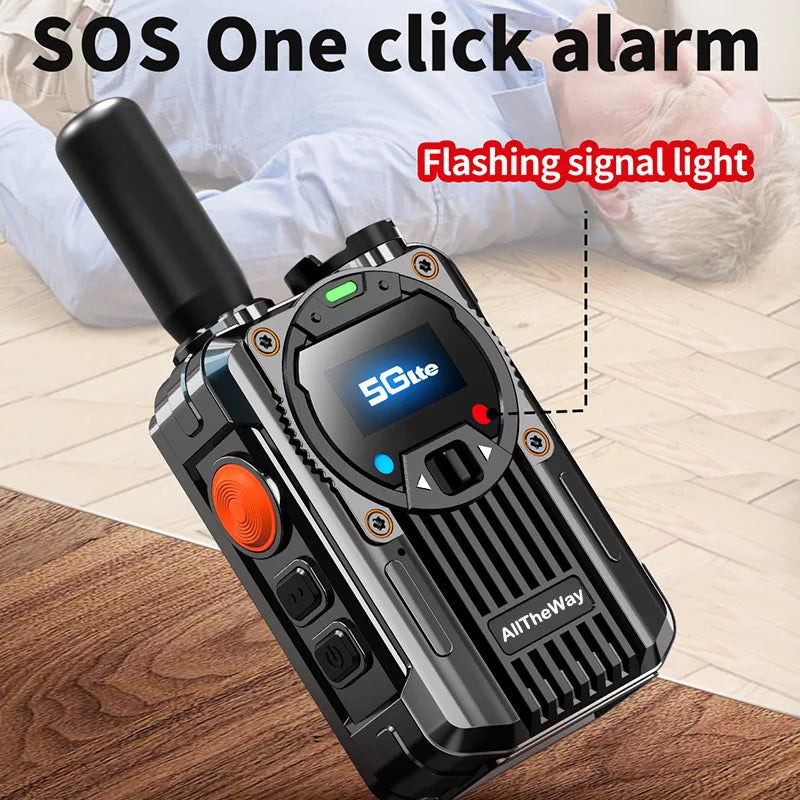 M66 global walkie-talkie two-way unlimited distance call radio function shell lightweight mini colorful fleet walkie-talkie