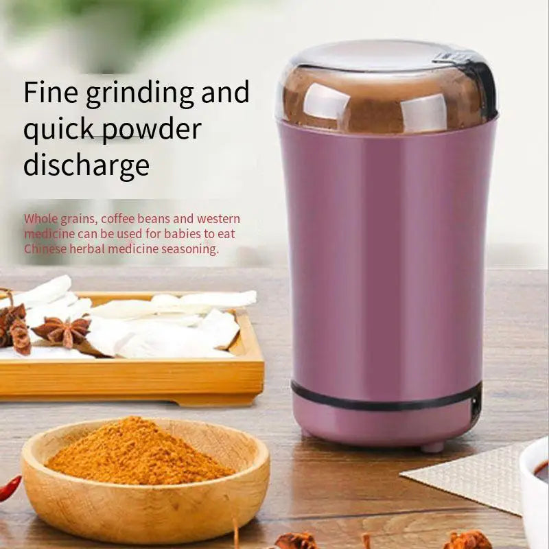 Mini Portable Electric Grinder Food Bean Research Seasoning Multifunctional Coffee Bean Grinding Home Grinder Kitchen Tools