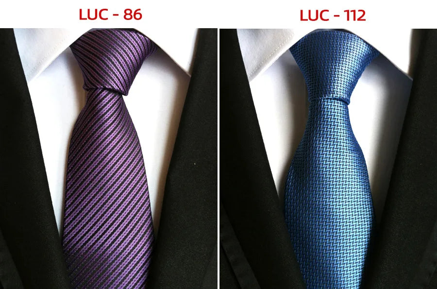8cm Men's Tie Silk Plaids Floral Luxury Necktie Striped Ties For Men Business Formal Dresses Wedding Accessories Boy Tie