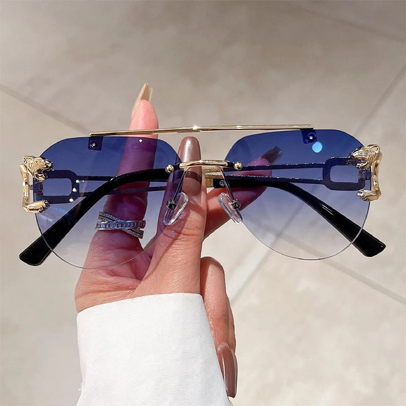 SUMMER sUMMER KAMMPT Sunglasses Men Women Trendy Pilot  UV400 Eyewear