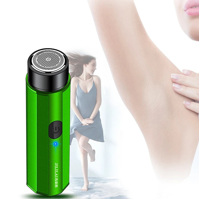 Portable Mini Electric Shaver For Men Electric Razor Beard Knife USB Charging Men's Shavers Face Body Razor Shaving Machine buy one and get Free laptop stand free shipping